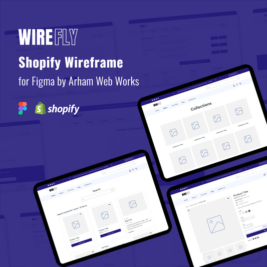 WireFly - Shopify Wireframe - Figma